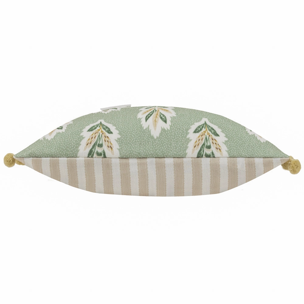 Sessile Leaf Printed Cushion Sage