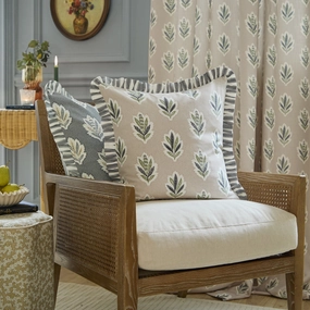 Sessile Leaf Ruffle Cushion Flaxhome decor ,wall decor 