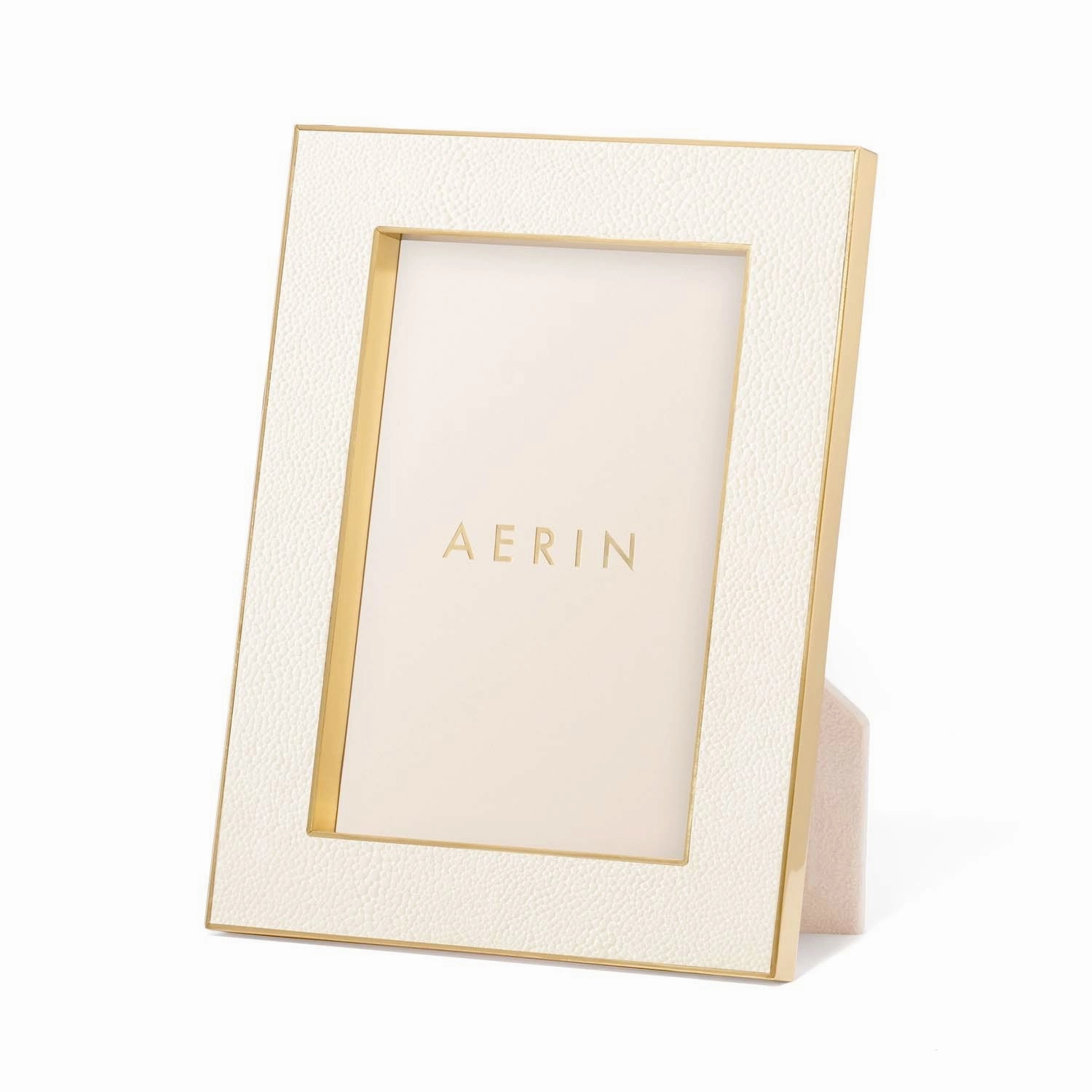 Shagreen Frame Cream - 4'x6"bedding sets ,throw blankets 