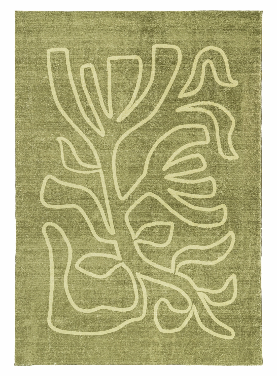 Shandi Green Hand Drawn Washable Rugmodern color block patchwork rug