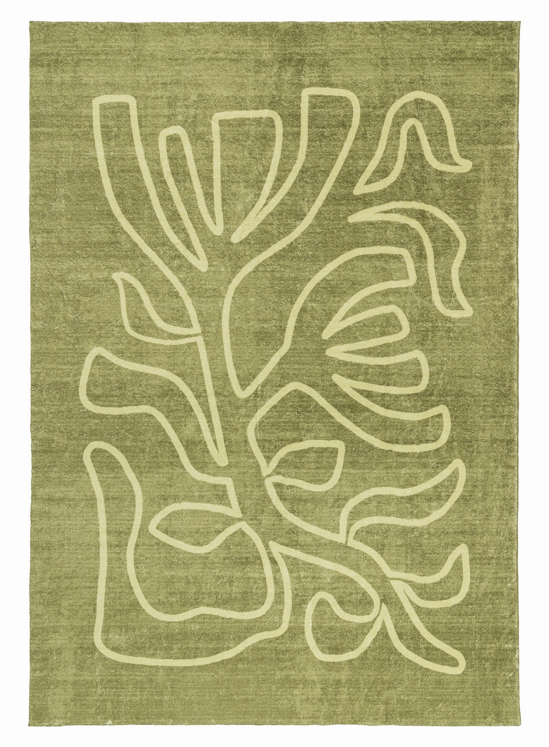 Shandi Green Hand Drawn Washable Rugmodern color block patchwork rug
