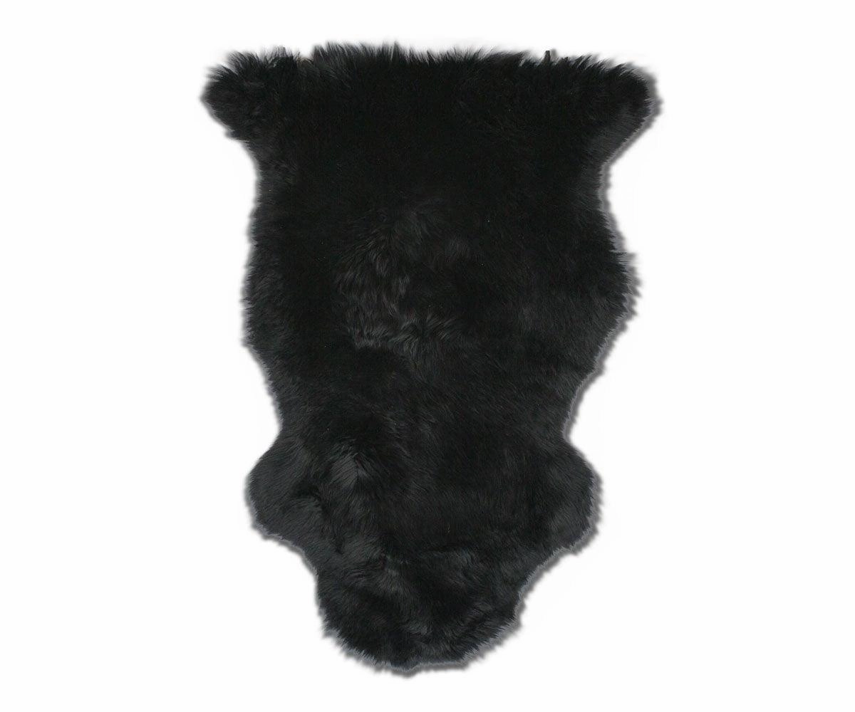 Sheepskin Throw - Blackbedding sets ,throw blankets 