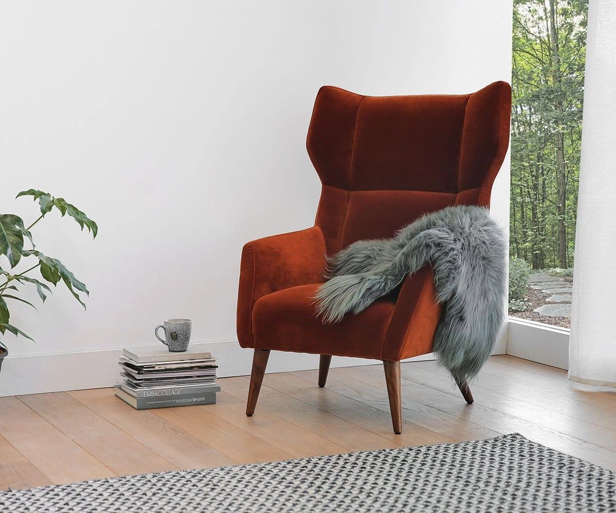 Sheepskin Throw - Grey