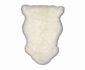 Sheepskin Throw - Ivorybedding sets ,throw blankets 