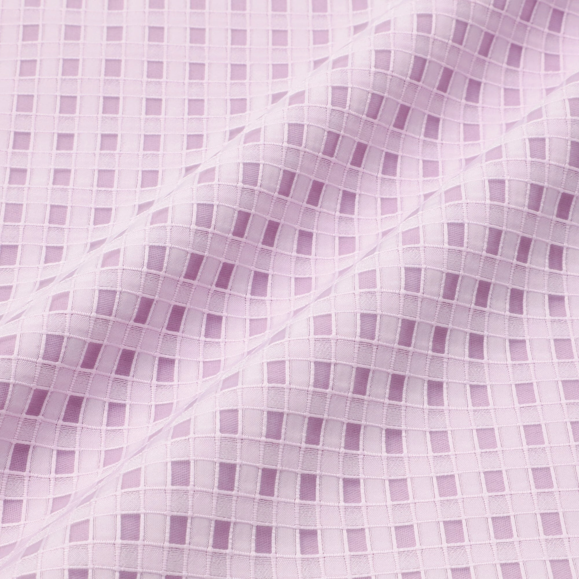 Sheer Frill Check Cushion Cover 450 X 450 Purple