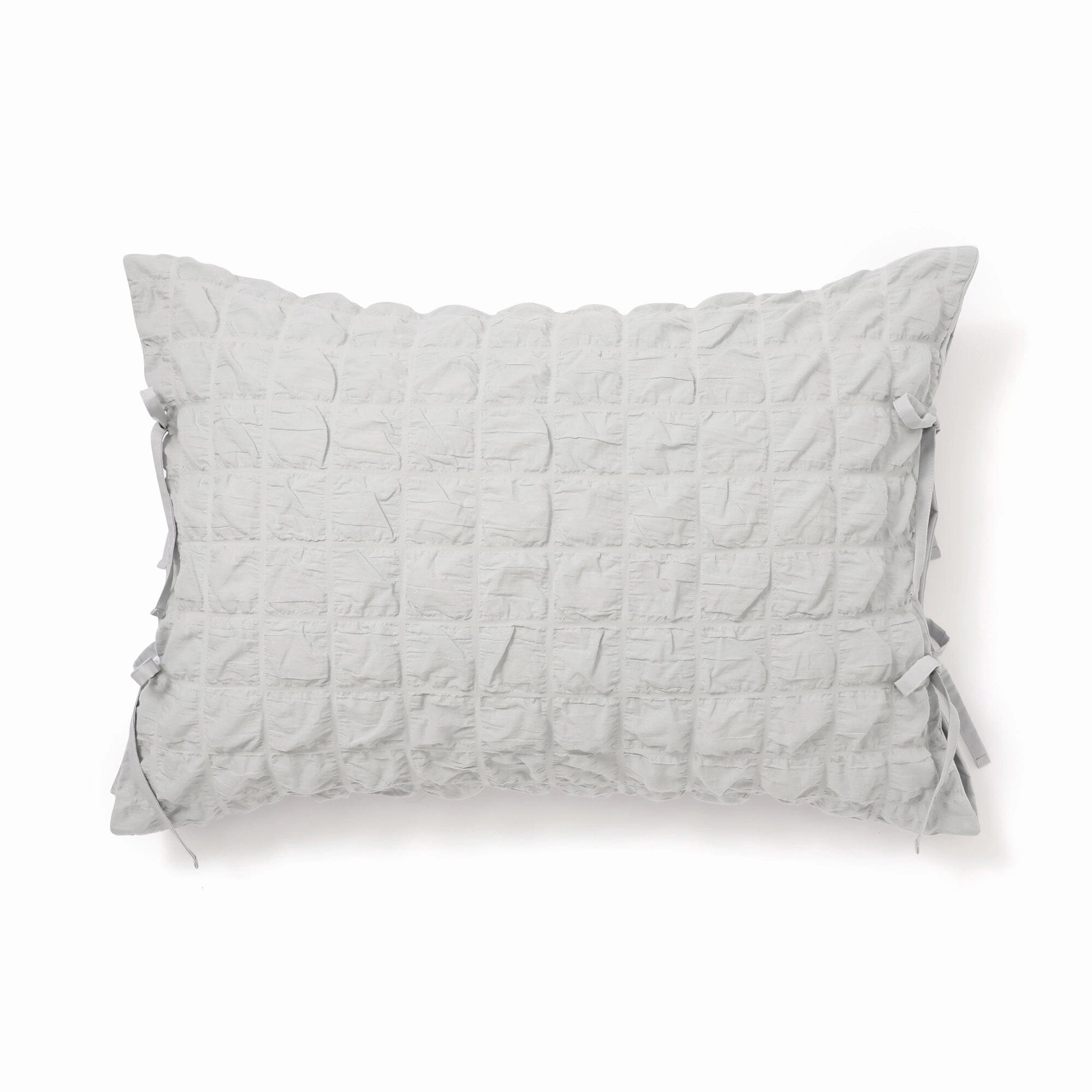 Sheersucker Check Pillowcase 700 X 500 Light Bluebedding sets ,throw blankets 
