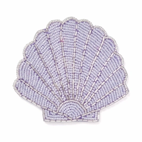 Shell Coaster Purplewaterproof oil-proof tablecloth