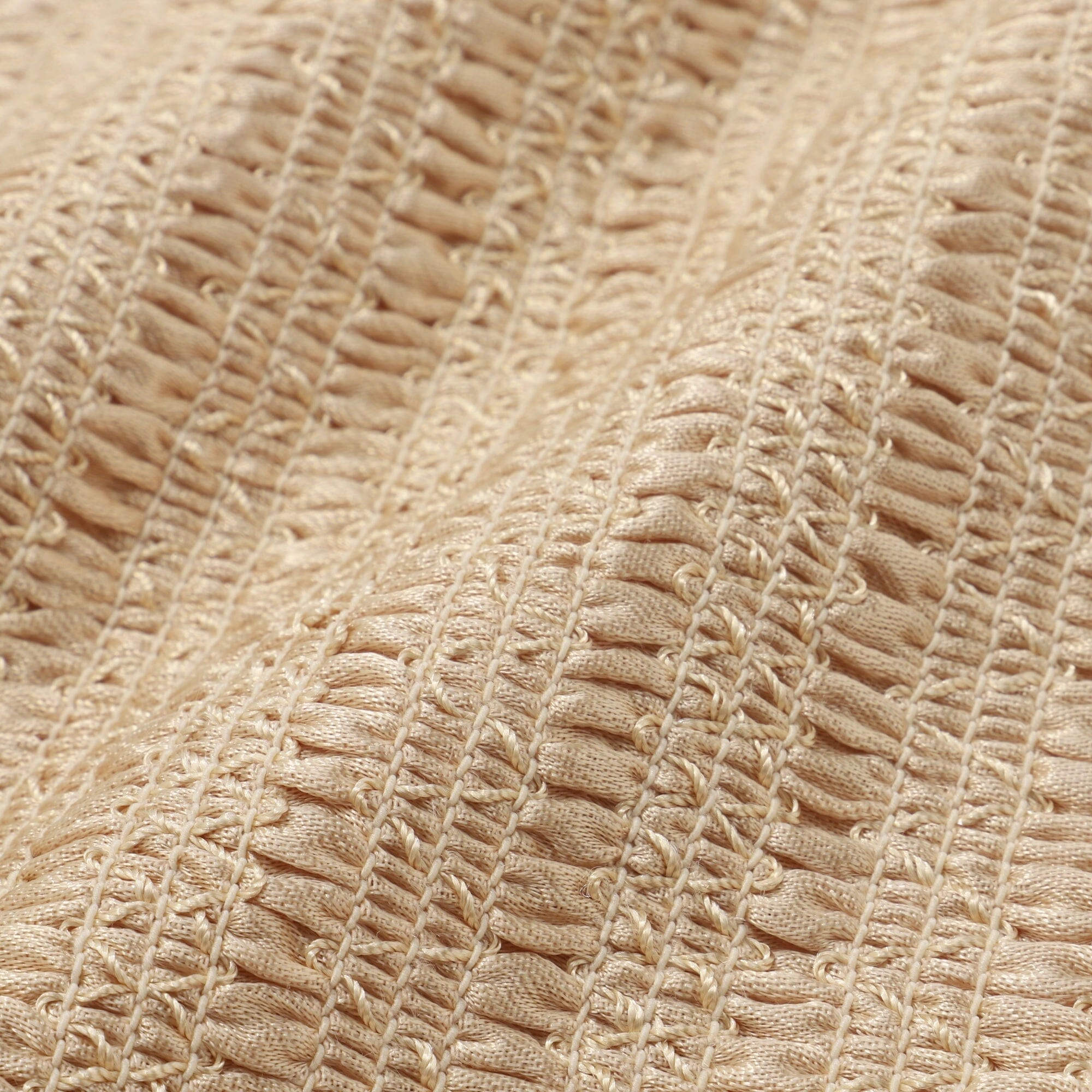 Shiny Gather Cushion Cover 450 X 450 Beige