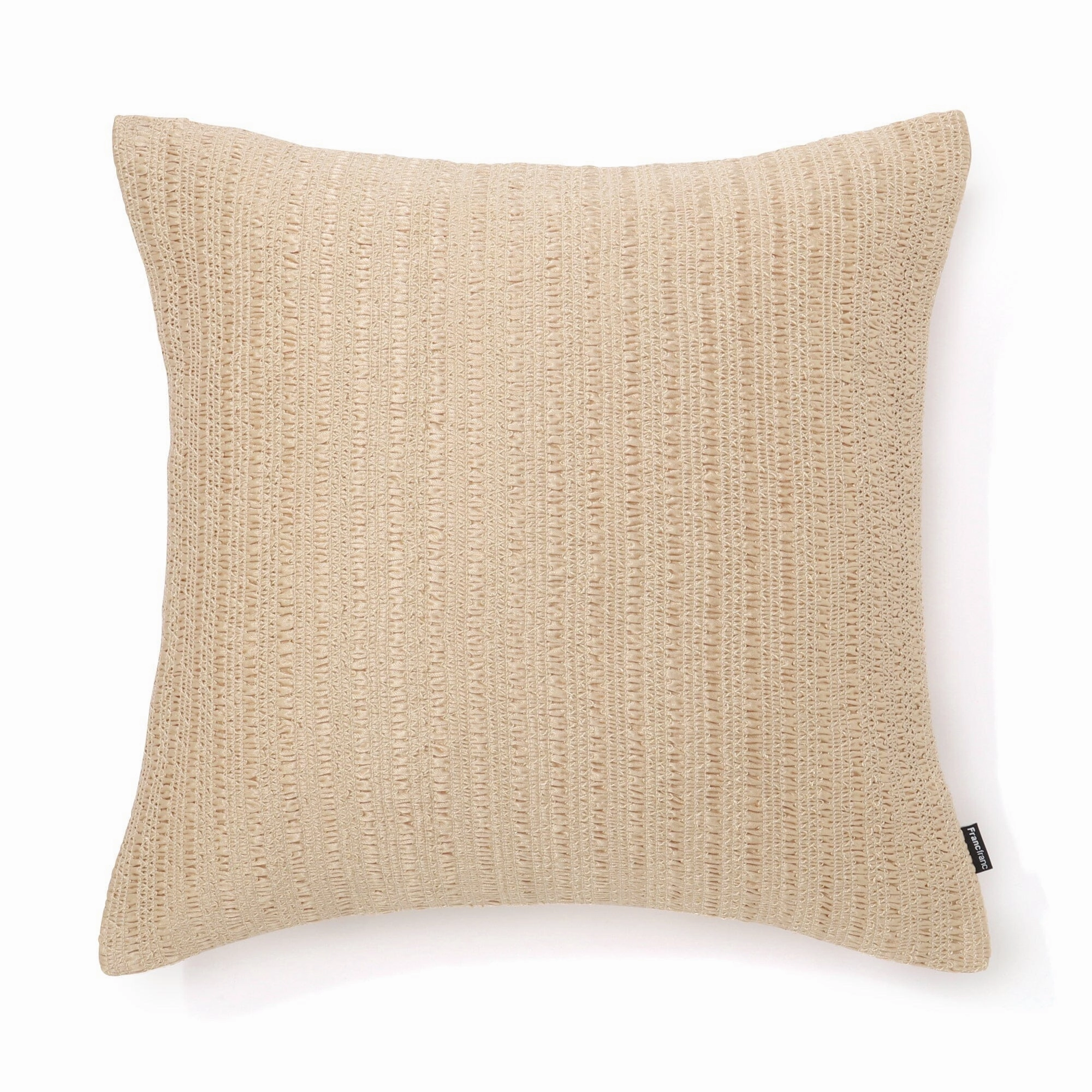 Shiny Gather Cushion Cover 450 X 450 Beigebedding sets ,throw blankets 