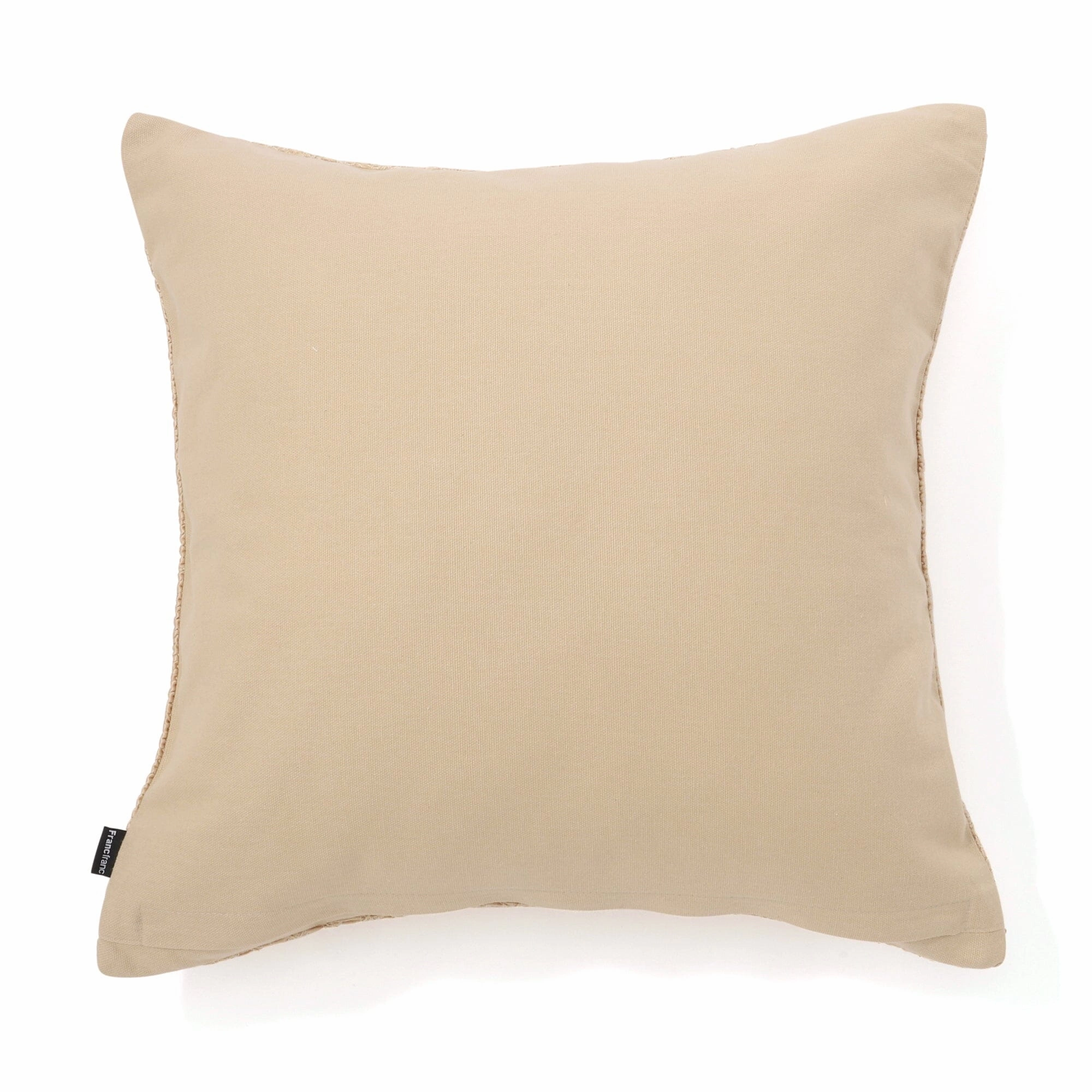 Shiny Gather Cushion Cover 450 X 450 Beige