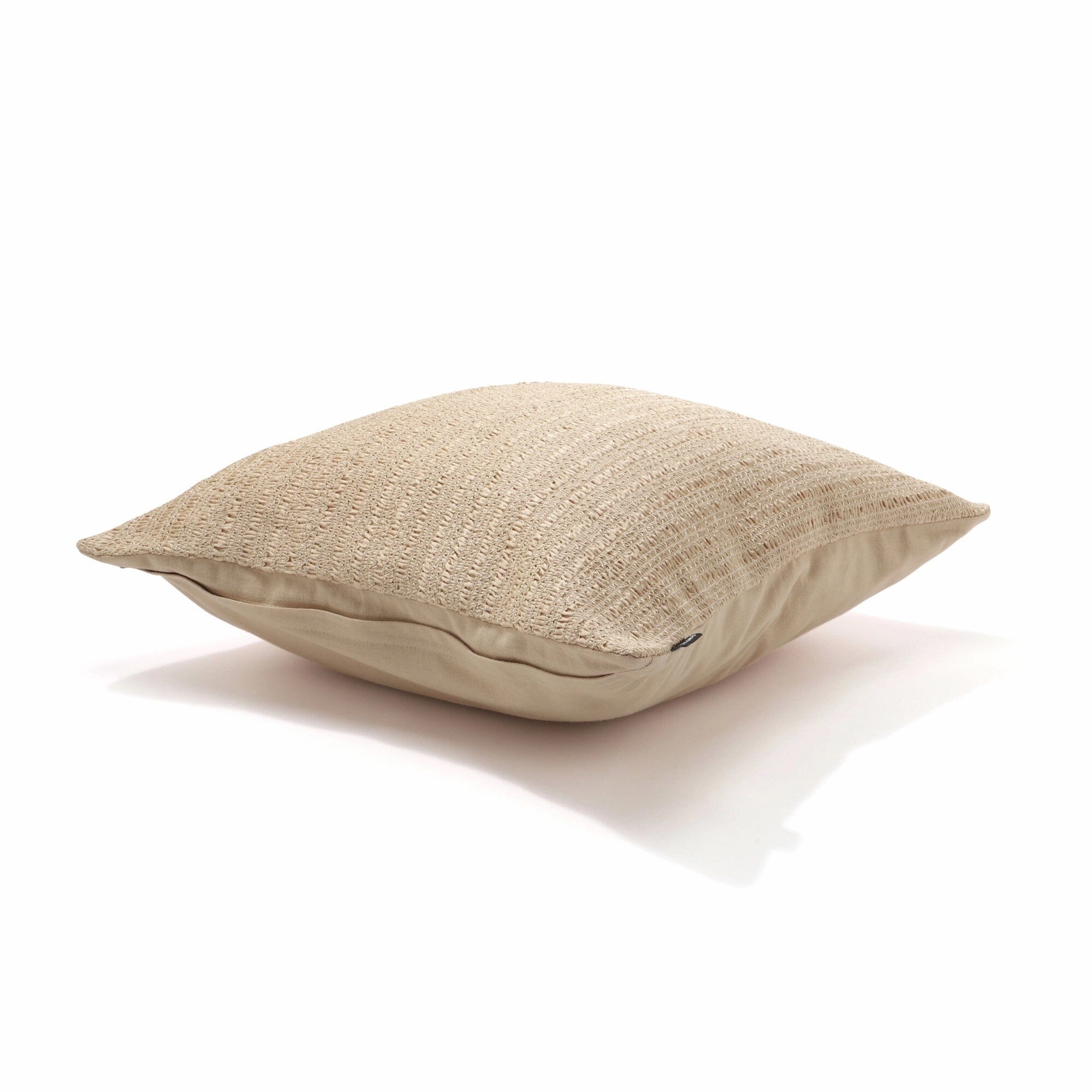 Shiny Gather Cushion Cover 450 X 450 Beige