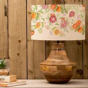 Shrubbery Fruits Eva & Leven Complete Table Lamp Mango/Melbamodern home decor ,home decor for bedroom 