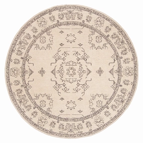 Sienna Beige and Black Scandi Pattern Round Rug *NO RETURNS UNLESS FAULTYmodern color block patchwork rug