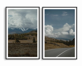 Sight Set INCLUDES TWO PRINTSmodern abstract painting decor