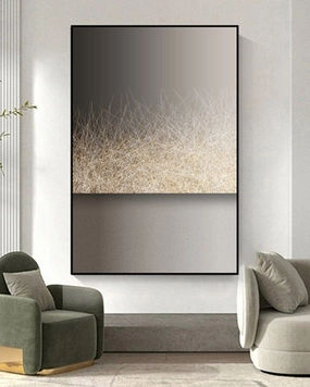 Silent Terrain 3D Abstract Oil Paintingnordic style wall decor