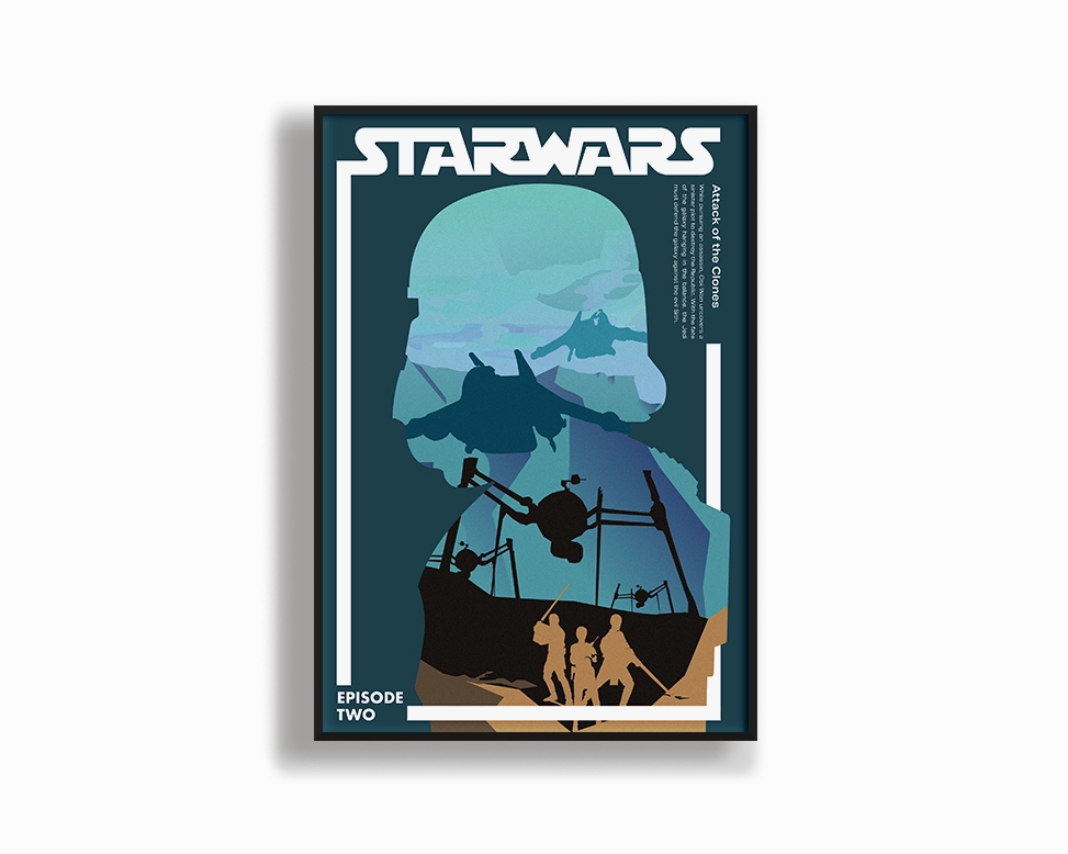 Silhouette Episode 2 (May The 4th Special)nordic style wall decor