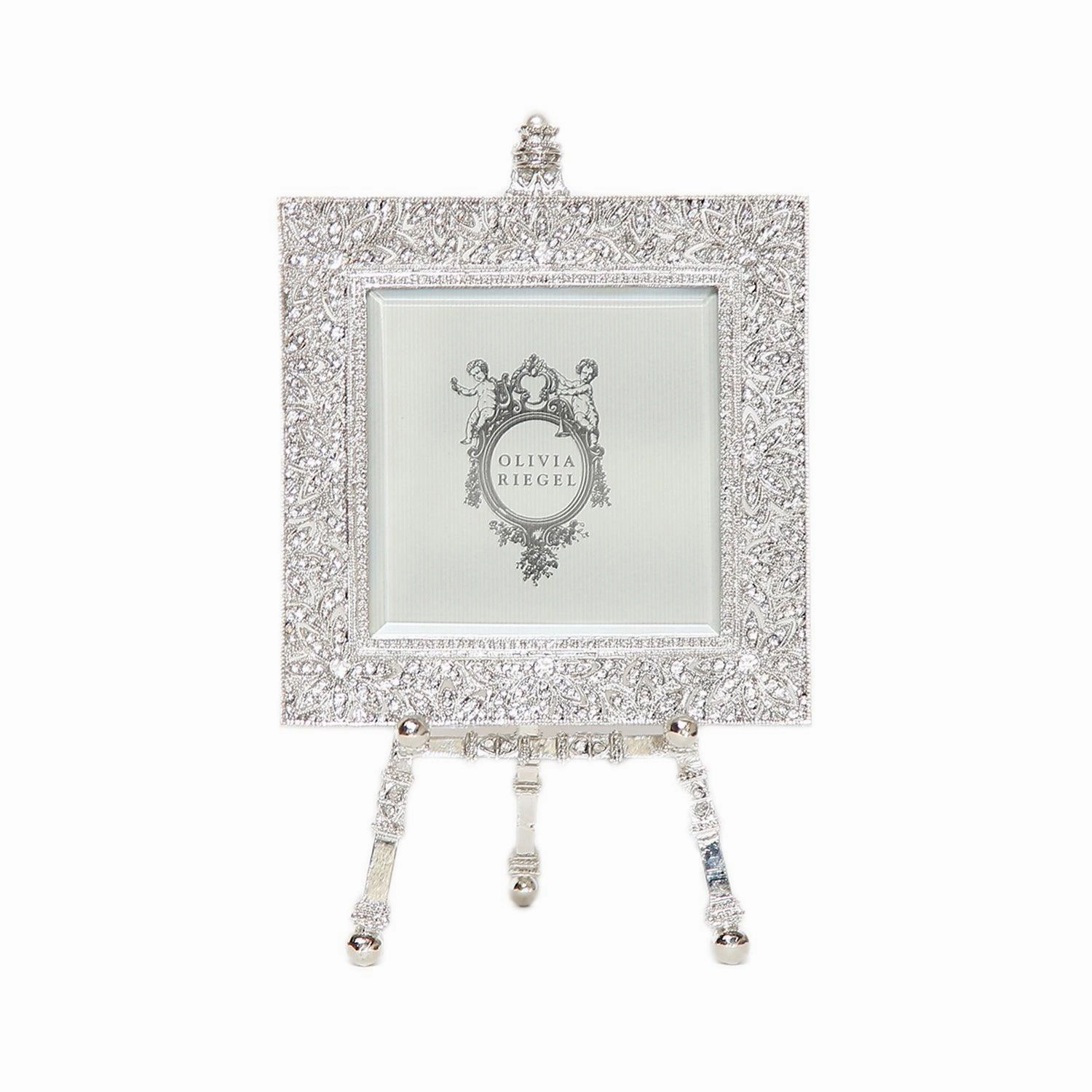 Silver Windsor On Easel Frame - 4" X 4"bedding sets ,throw blankets 