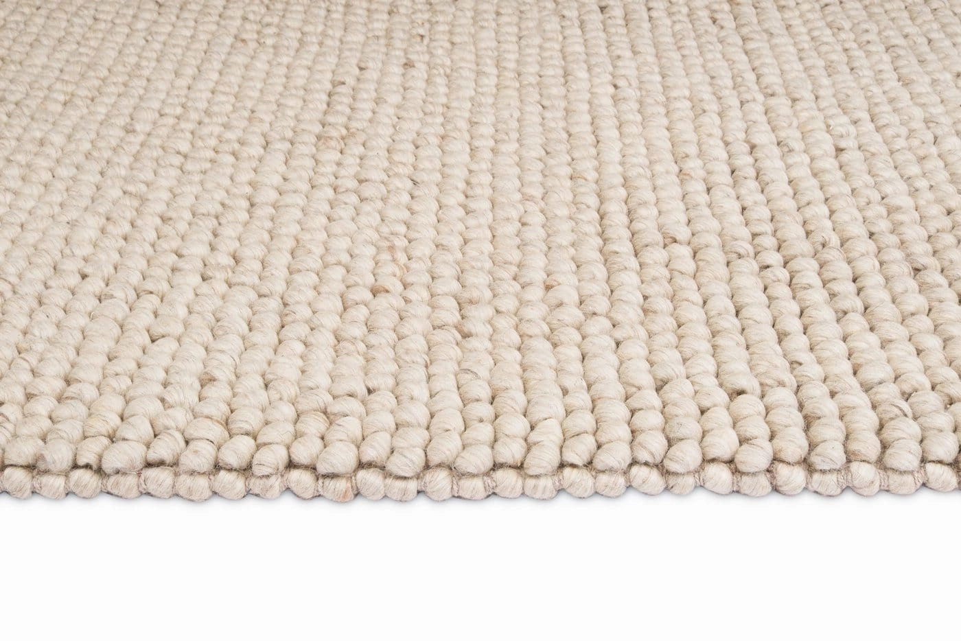 Simone Cream and Ivory Marble Looped Rug
