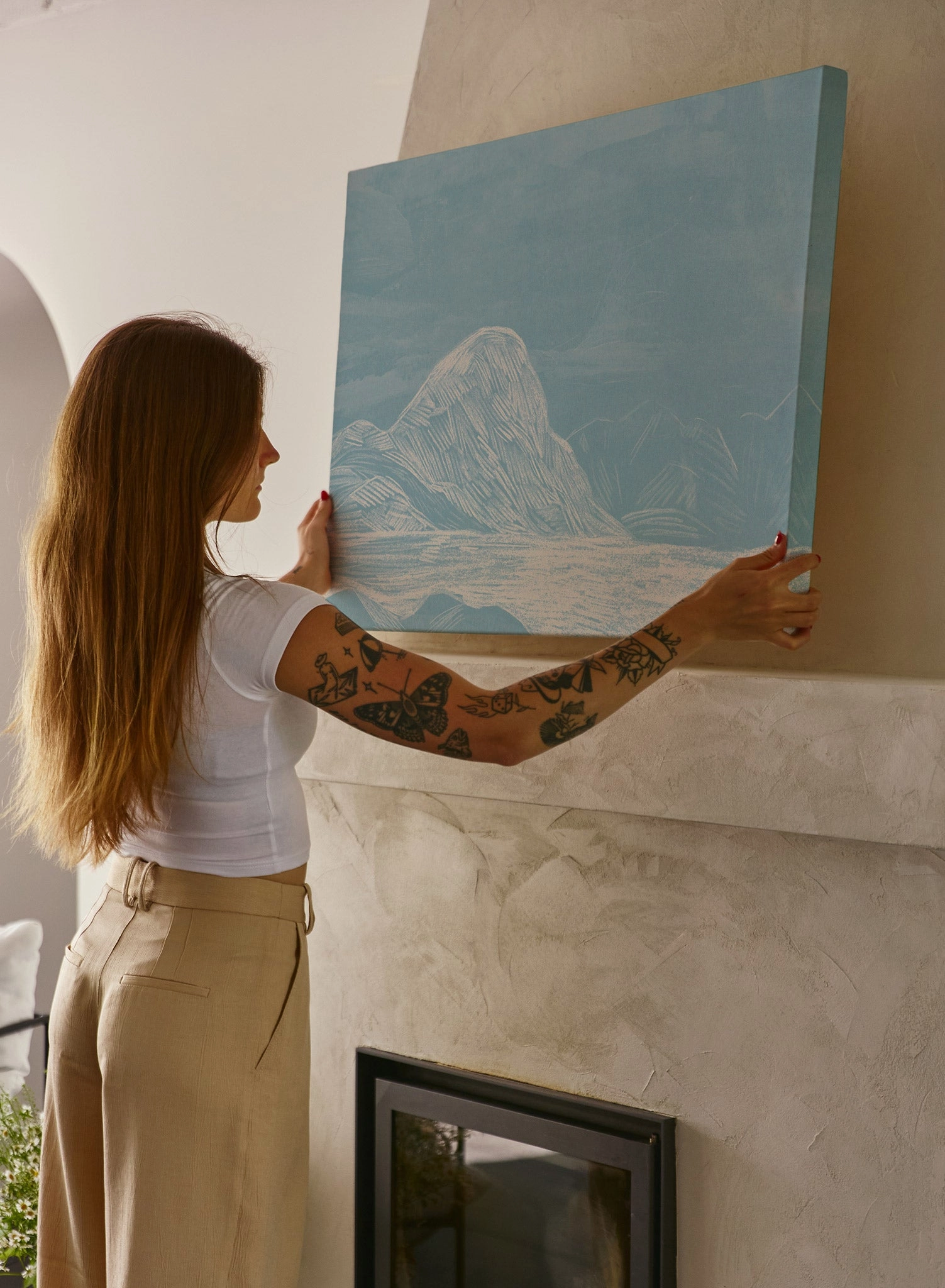 Simply Snow, Canvas