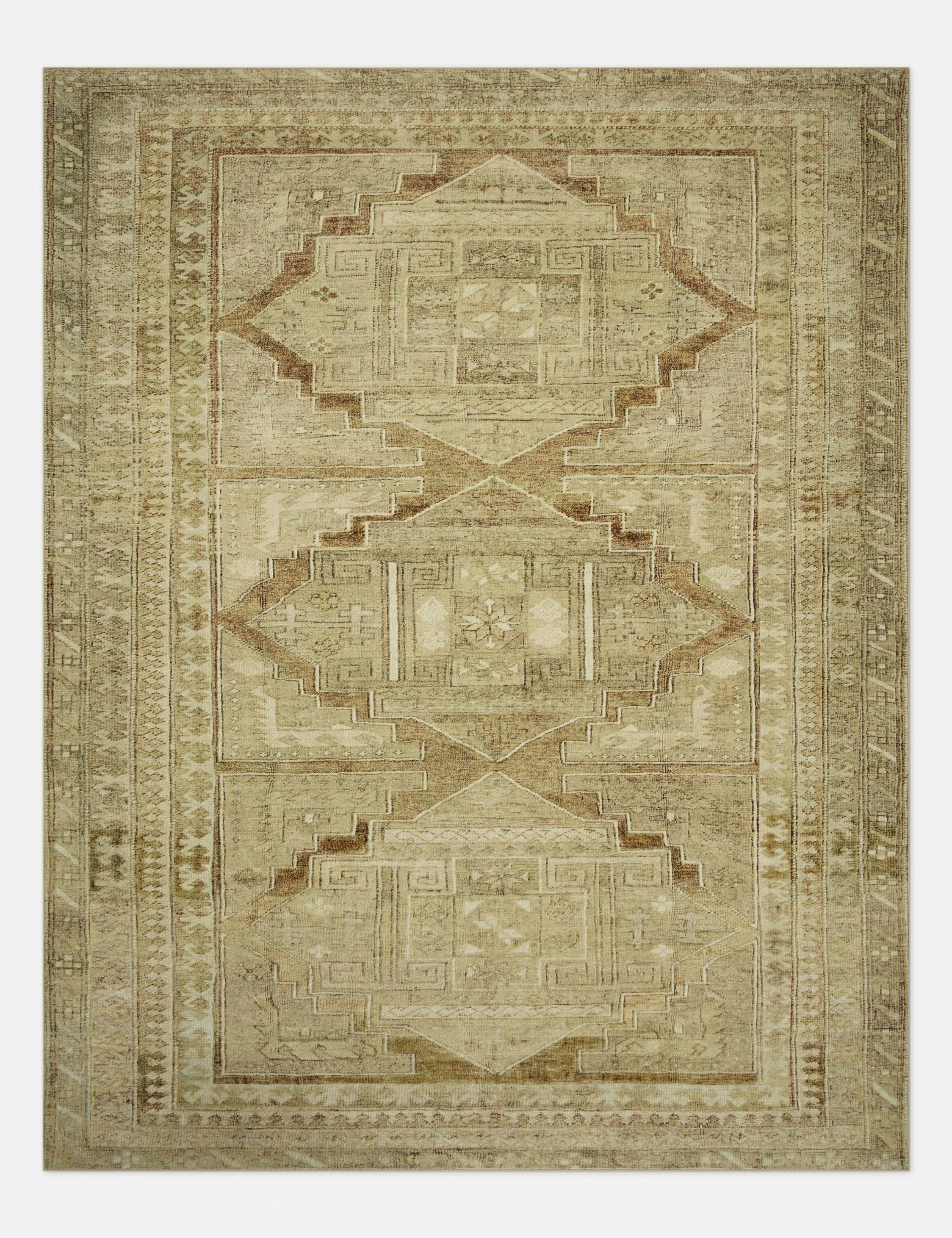 Sinclair II Rug by Magnolia Home by Joanna Gaines x Loloimodern color block patchwork rug