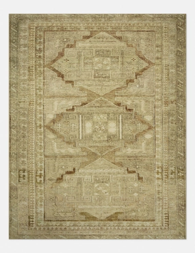 Sinclair II Rug by Magnolia Home by Joanna Gaines x Loloimodern color block patchwork rug