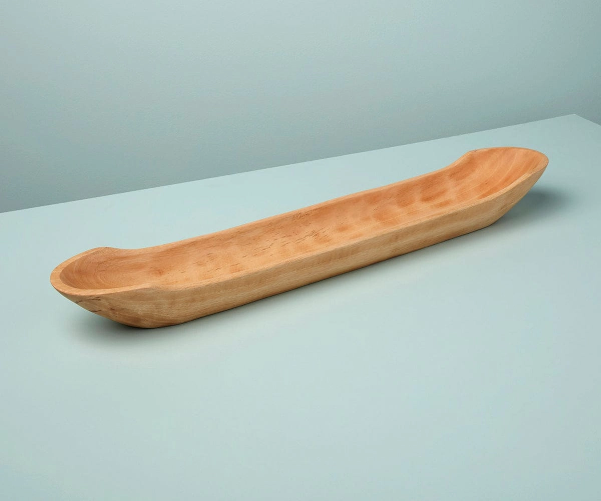 Sindri Long Mango Wood Dishhome decoration ,modern home decor 