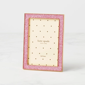 Sitting Pretty 4" X 6" Pink Glitter Framevalentine's day decorations ,valentine's centerpiece 