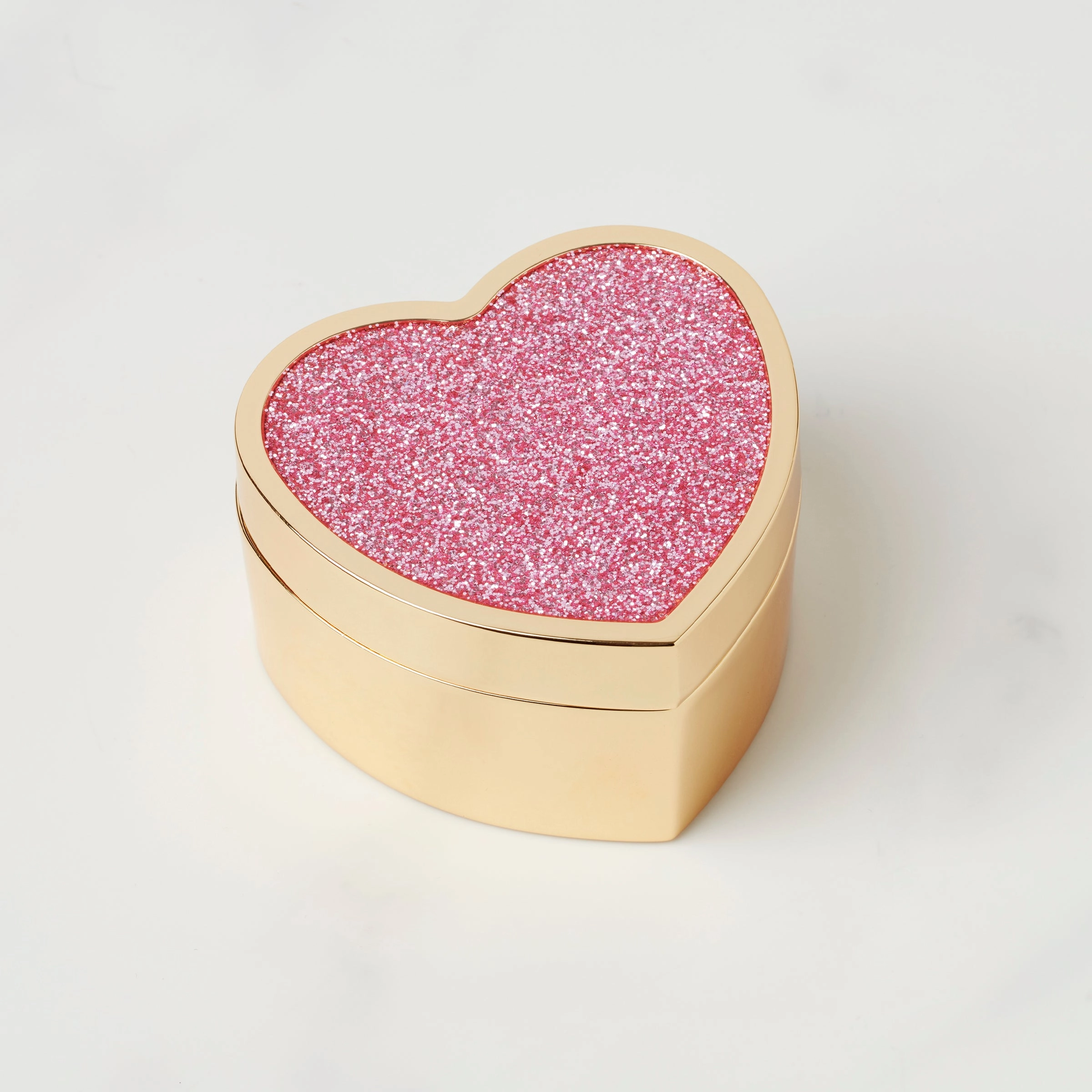 Sitting Pretty Pink Glitter Heart Boxhome decor ,wall decor 