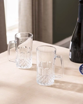 Sleek Cylindro Beer Mugs - Set of 2modern kitchen decor ,kitchen dinner set ,dinnerware 