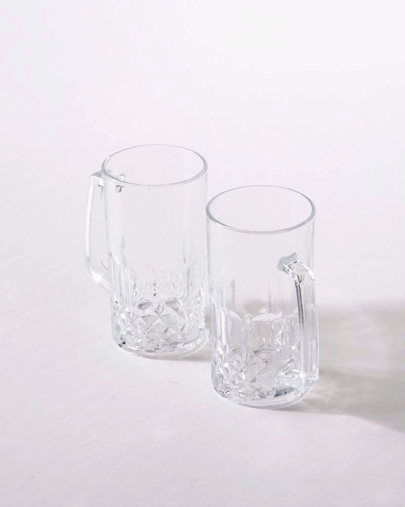 Sleek Cylindro Beer Mugs - Set of 2