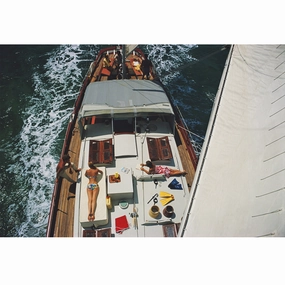 Slim Aarons "Deck Dwellers" Photographnordic style wall decor