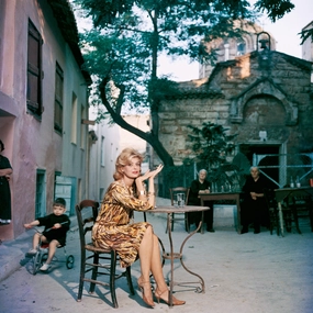 Slim Aarons "Melina Mercouri" Photographnordic style wall decor
