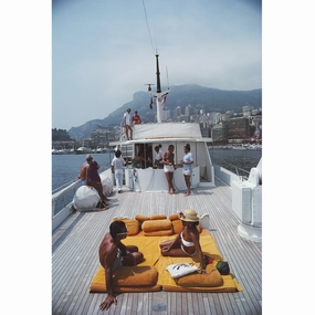Slim Aarons "Scotti's Yacht" Photographnordic style wall decor
