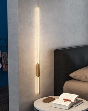 Slimline LED Wall Sconce - Goldmodern wall lamp,smart wall lamp