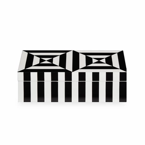 Small Op Art Lacquer Boxdecorative storage box ,stackable storage box 