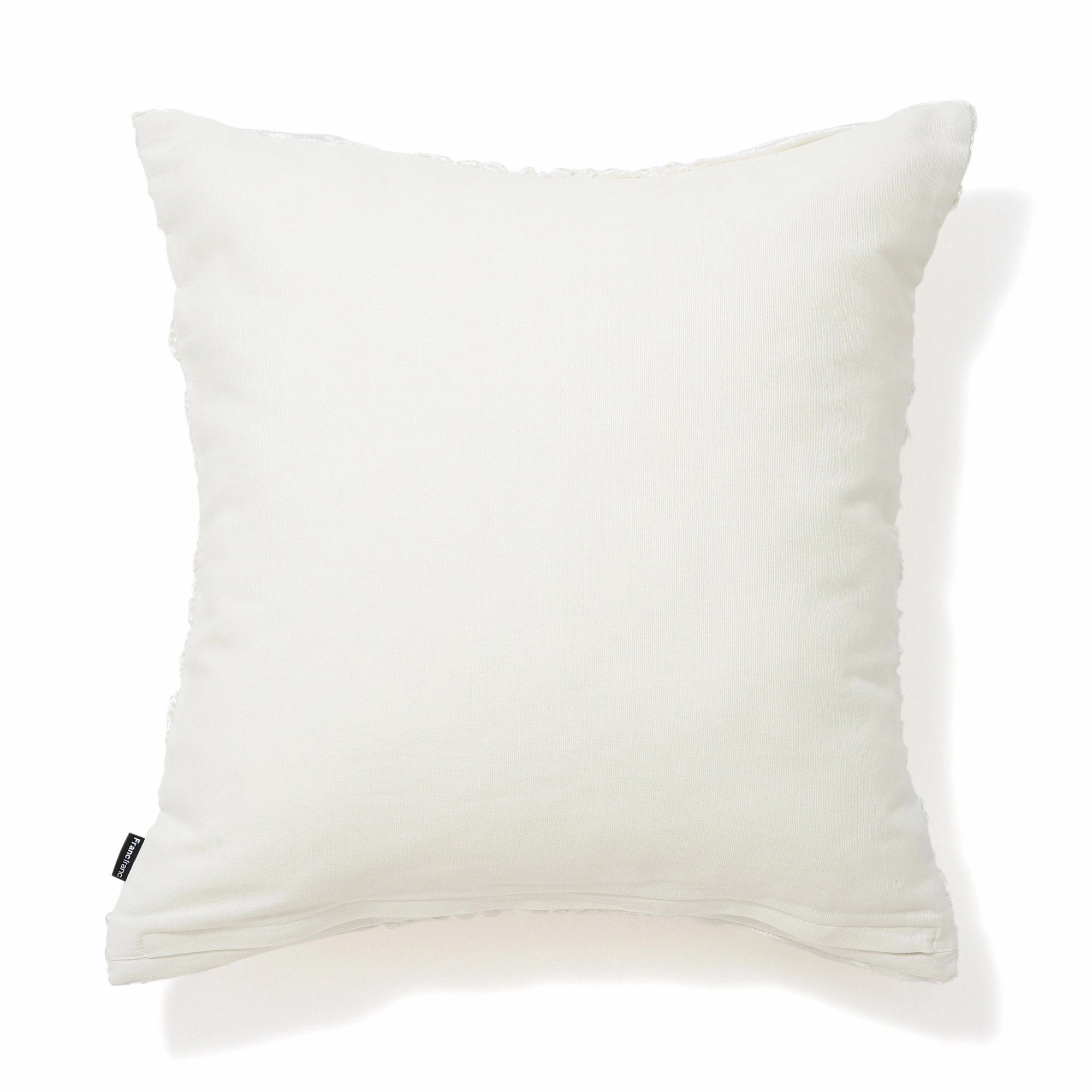 Smocking Cushion Cover 45 White