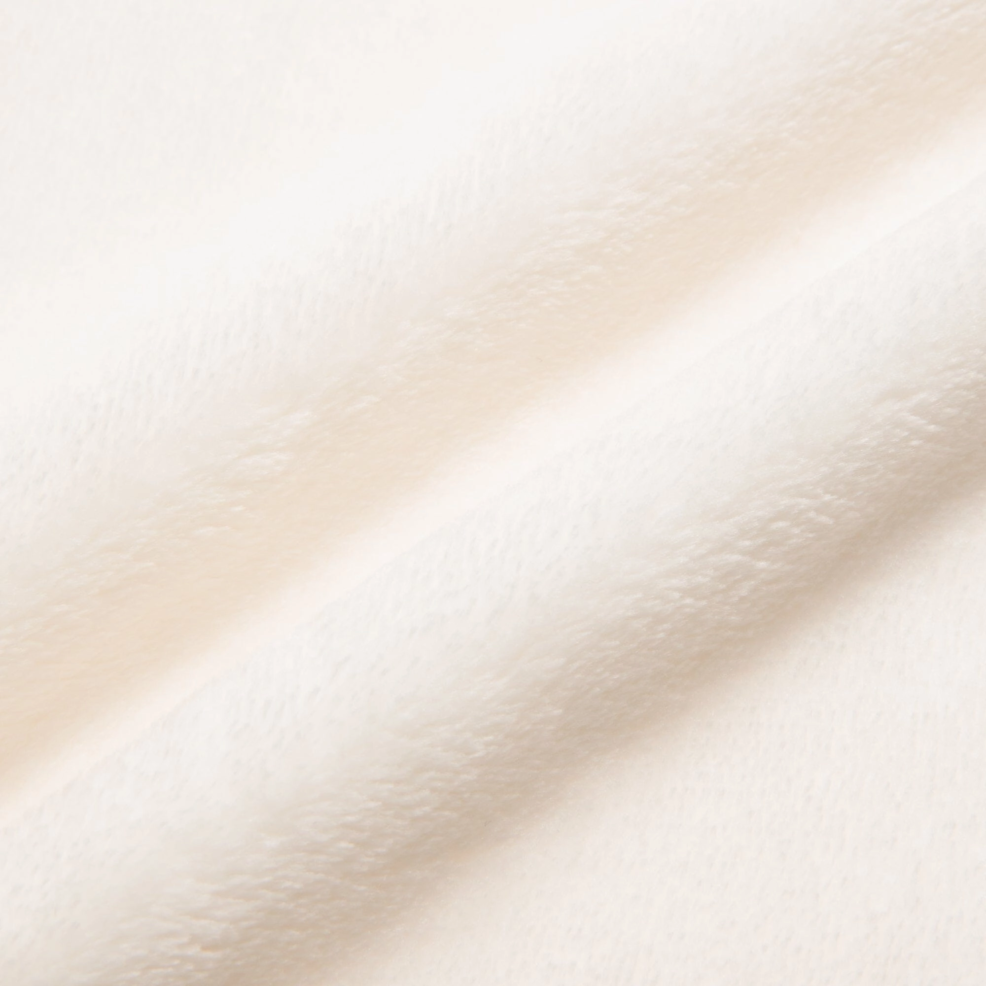 Smooth Frilled Throw (Lap Blanket) 1500 X 800 Ivory