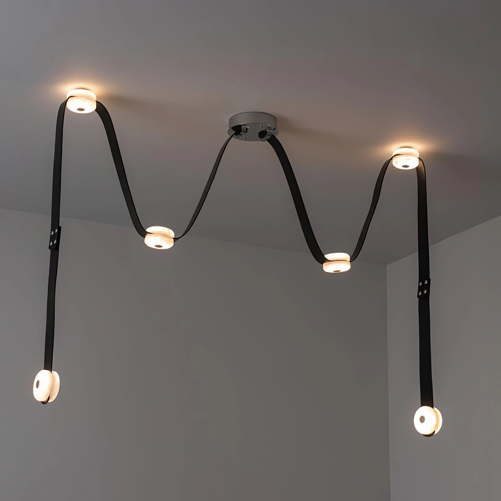 Snaps Alabaster Pendant Light