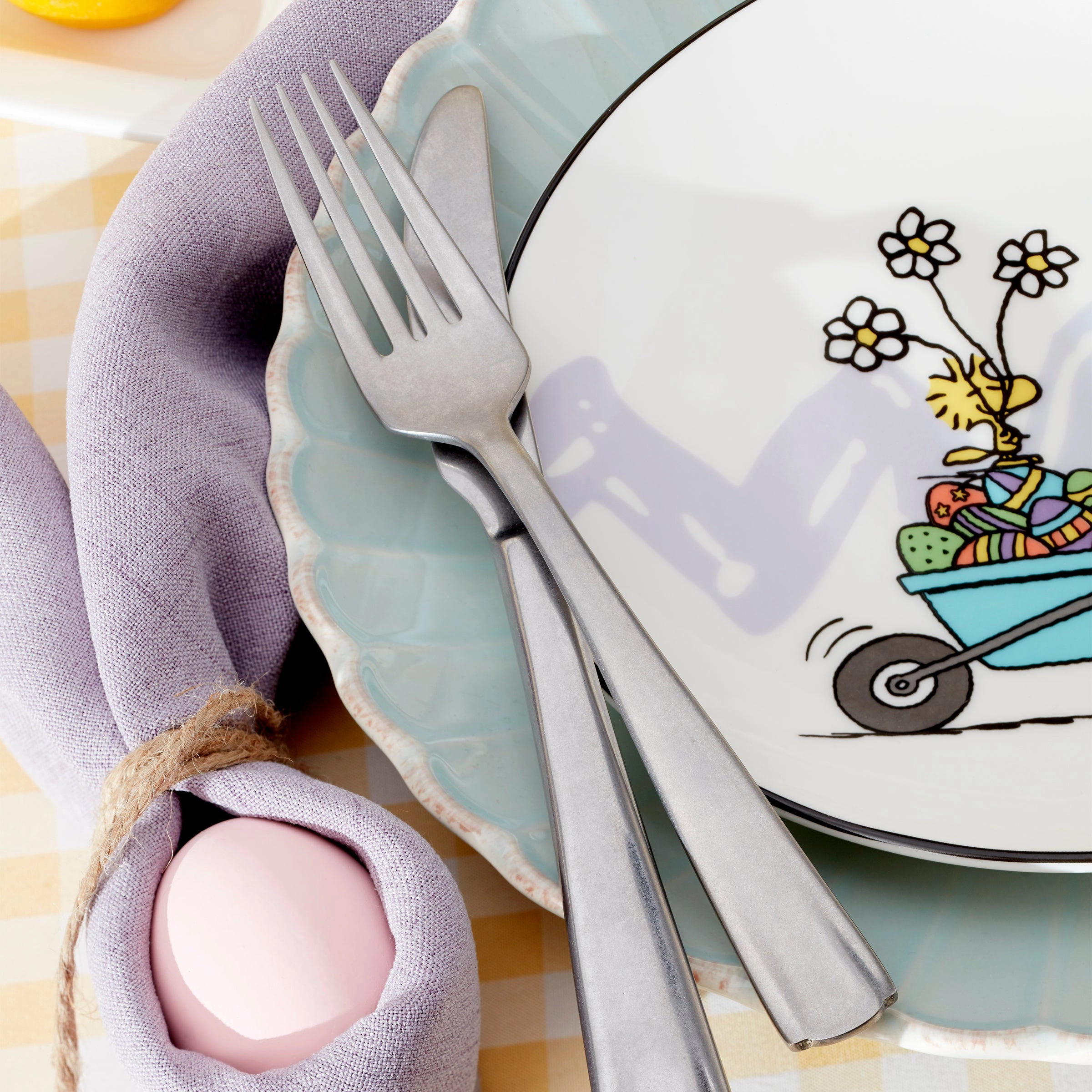 Snoopy Easter Accent Plates - Set of 4
