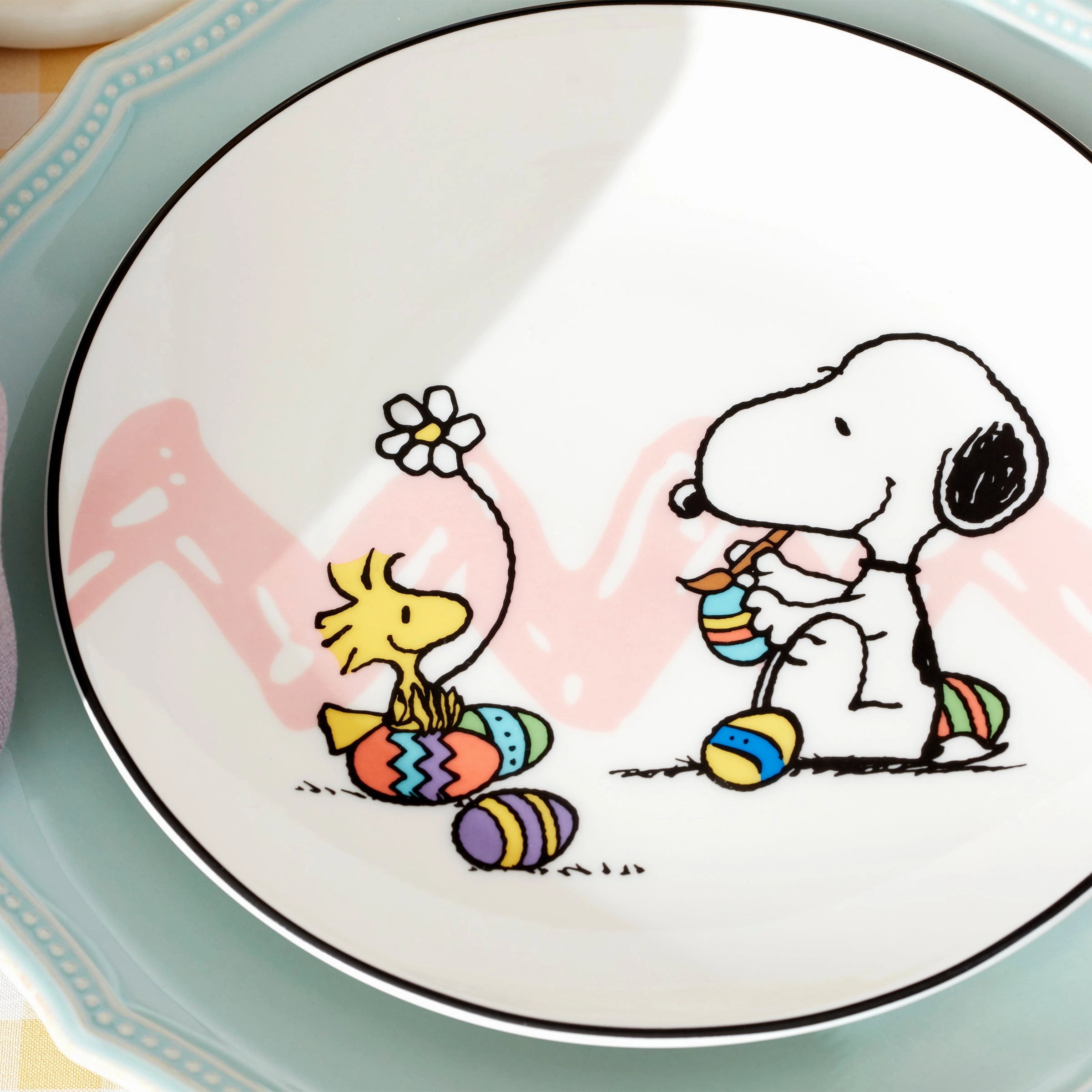 Snoopy Easter Accent Plates - Set of 4