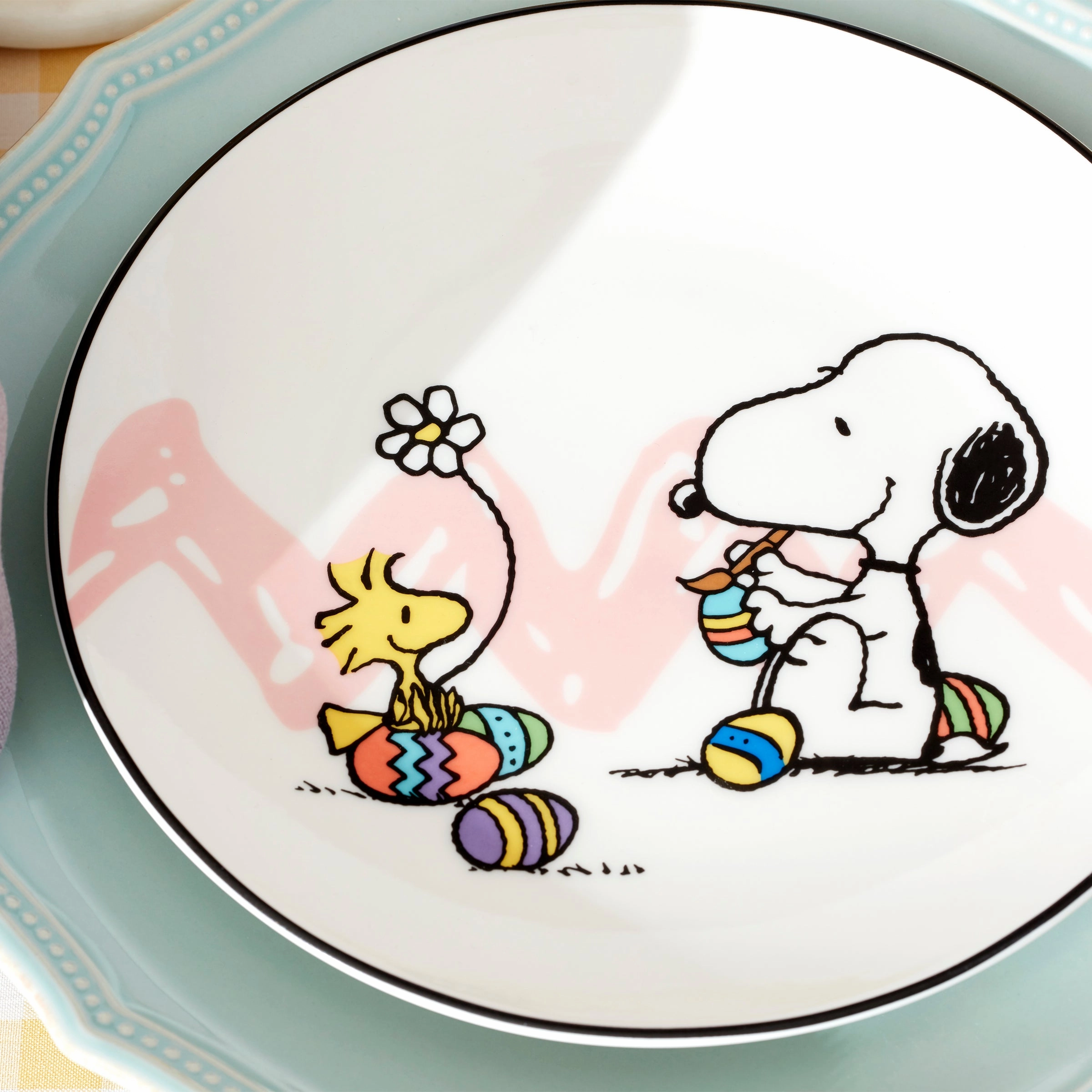 Snoopy Easter Accent Plates - Set of 4
