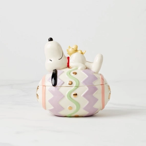 Snoopy Easter Covered Candy Disheaster decorations ,easter centerpiece 