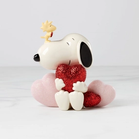 Snoopy Love Figurinevalentine's day decorations ,valentine's centerpiece 
