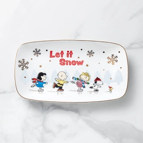 Snoopy Skating Hors d'Oeuvres Traymodern kitchen decor ,kitchen dinner set ,dinnerware 