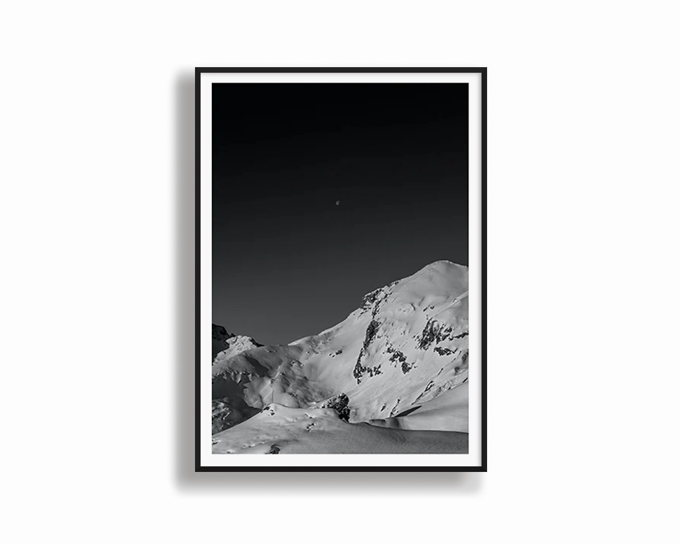 Snow Cliffmodern abstract painting decor