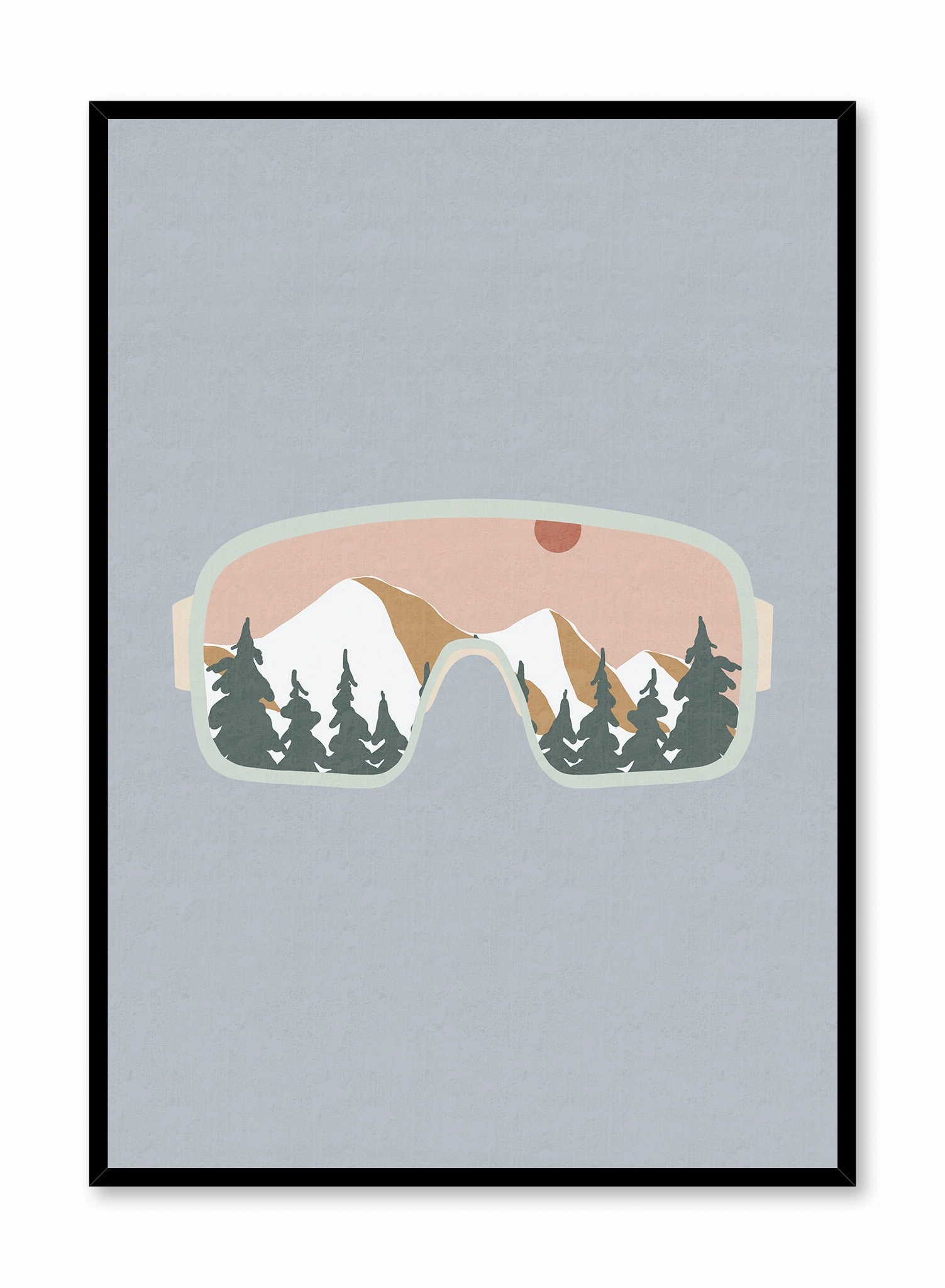 Snow-Colored Goggles, Posterpop culture themed posters