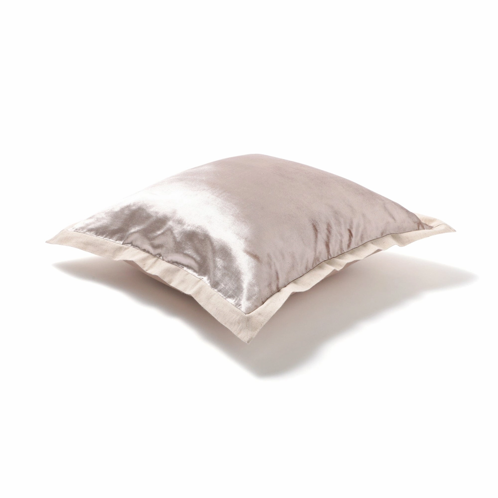Solid Flange Cushion Cover 450 x 450  Light Beige