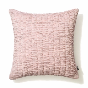 Solid Gather Cushion Cover 450 X 450 Pinkbedding sets ,throw blankets 