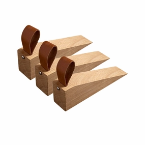 Solid Wood Door Stoppers - Set of 3home decoration ,modern home decor 