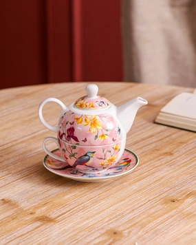 Songbird Serenade Tea for Two Setmodern kitchen decor ,kitchen dinner set ,dinnerware 